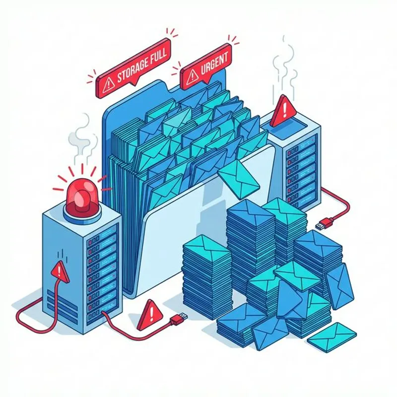 E-Mail Archivierung Illustration