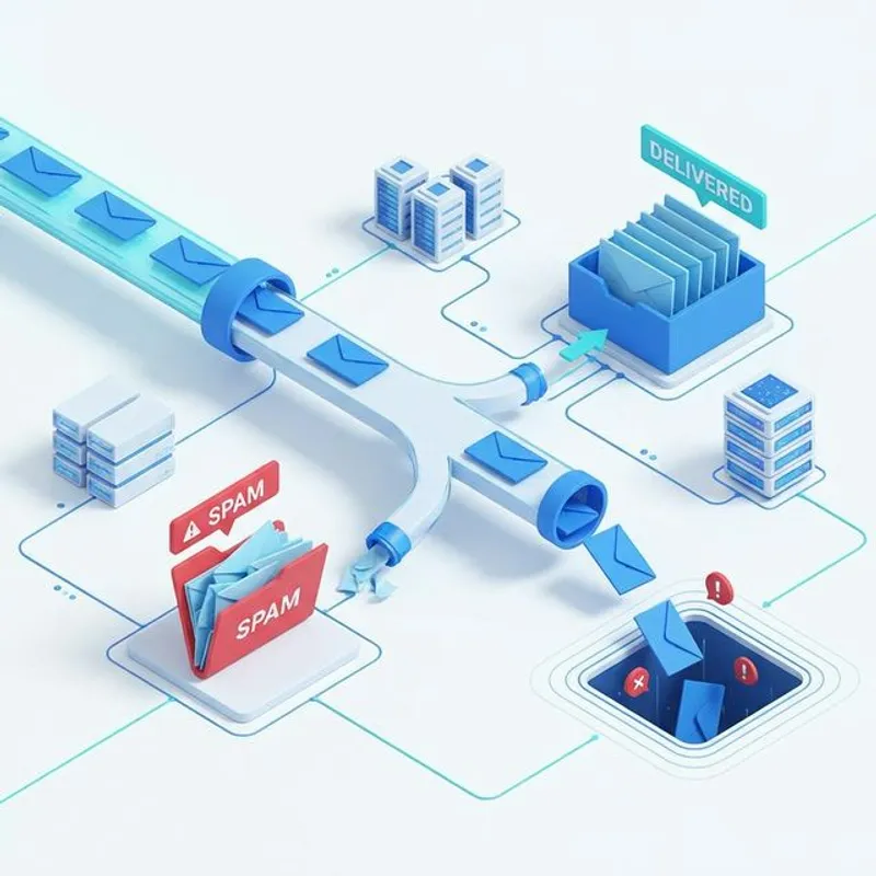 E-Mail Probleme Illustration