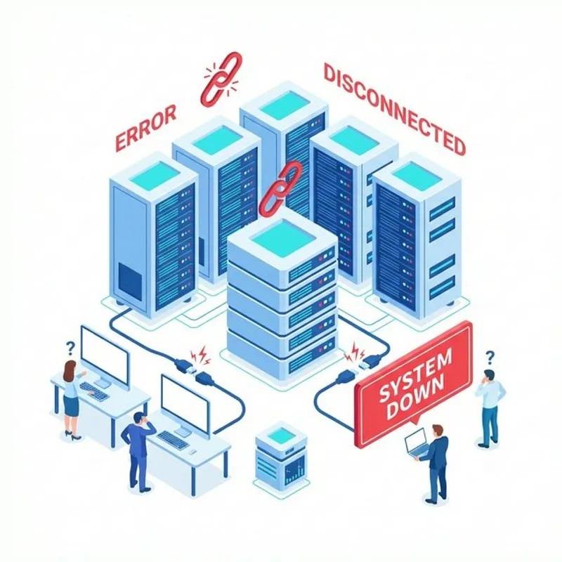 IT Ausfall Illustration